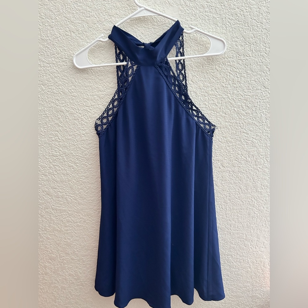 Lulus navy blue dress